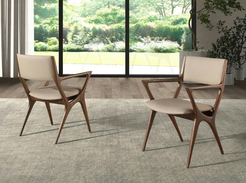 Angel Cerdá Mink leatherette chair 4199