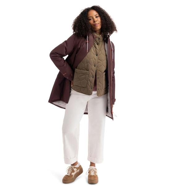 Trespass Womens Melissa Padded Waterproof Jacket - Mocha