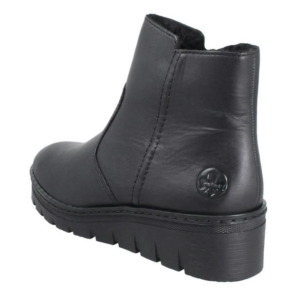 Rieker Ladies Rieker Fleece Lined Ankle Boots X9165