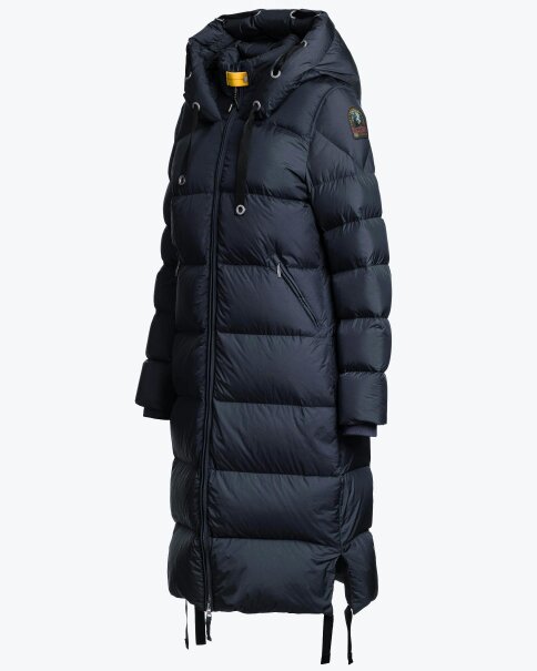 Parajumpers Panda Womens Down Coat with Hood - Blue Navy 316