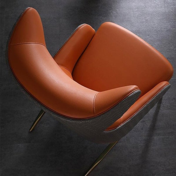 Tige Accent Armchair, Leather-Weilai-Weilai Concept