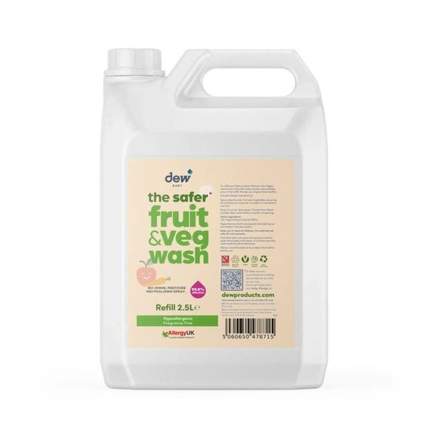 Dew Safer Fruit & Veg Wash - 2.5L