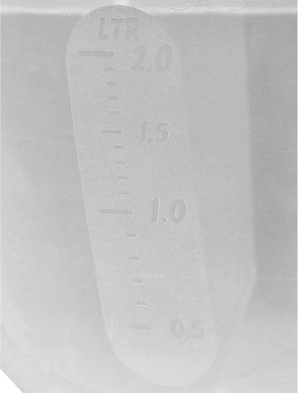 1 x 2L Clear Plastic Mixing Bowl for Food Prep BPA Free