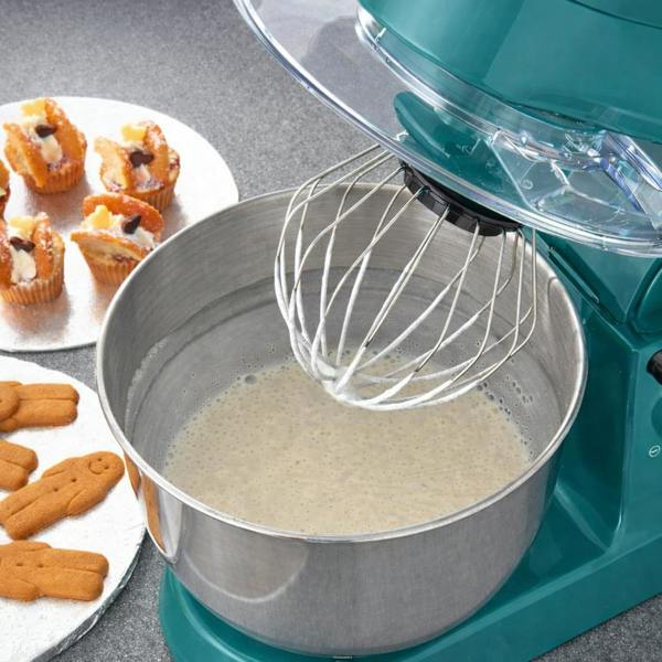 Cooks Professional Multi Function 6.2L Stand Mixer | Teal / Rose Gold