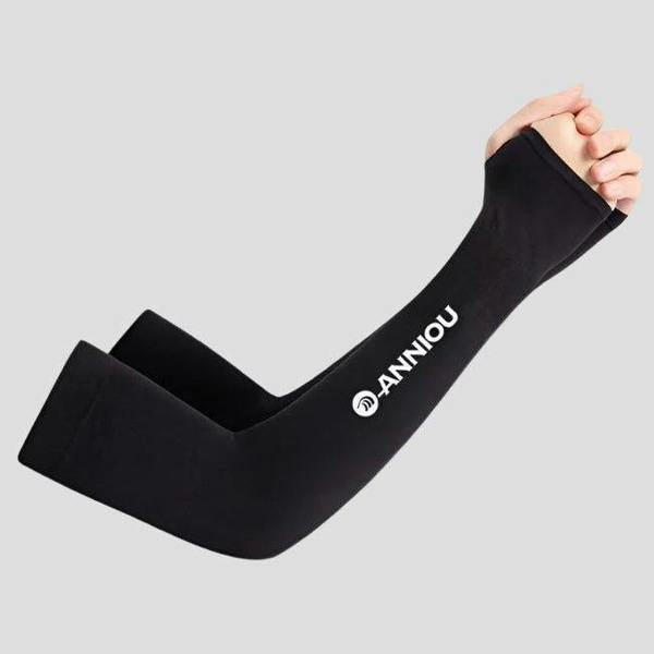 Anniou UPF 50+ Cooling Arm Sleeves - one-size - Black
