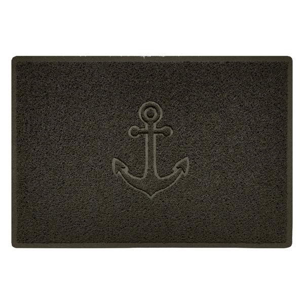 Nicoman Embossed Spaghetti Outdoor Doormat - Brown