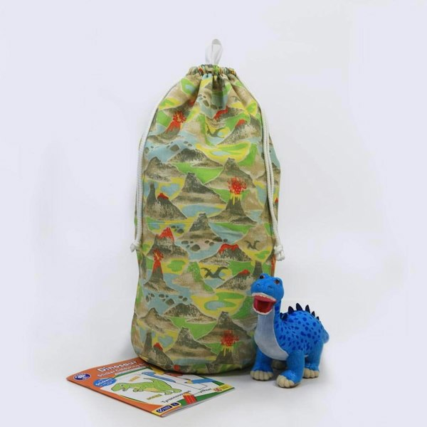 Dino Discovery Toy Storage Bag - Happy Linen Company