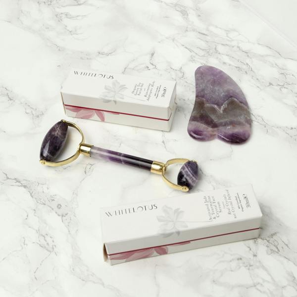 White Lotus Beauty Amethyst Crystal Facial