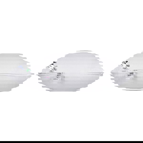 HOMESCAPES Anti Bacterial Pillow Super Microfibre Extra Fill, 48 x 74 cm