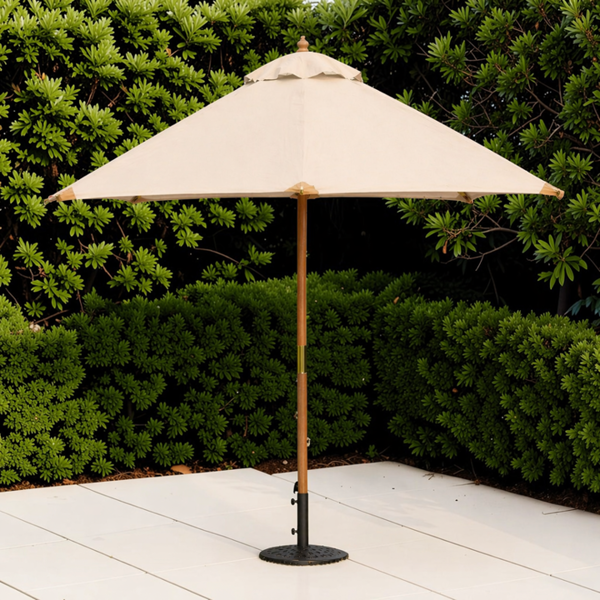The Garden Marketplace 3.5m Premium Hardwood Garden Parasol Umbrella