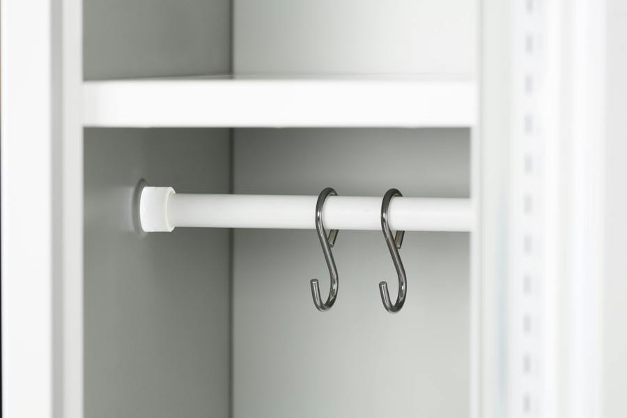 Phoenix Safe Phoenix PL 300D Series PL1133GGK 1 Column 1 Door Personal locker in Grey with Key Lock