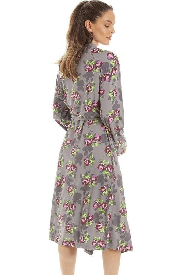 Womens Floral Print Spandex Knee Length Wraps