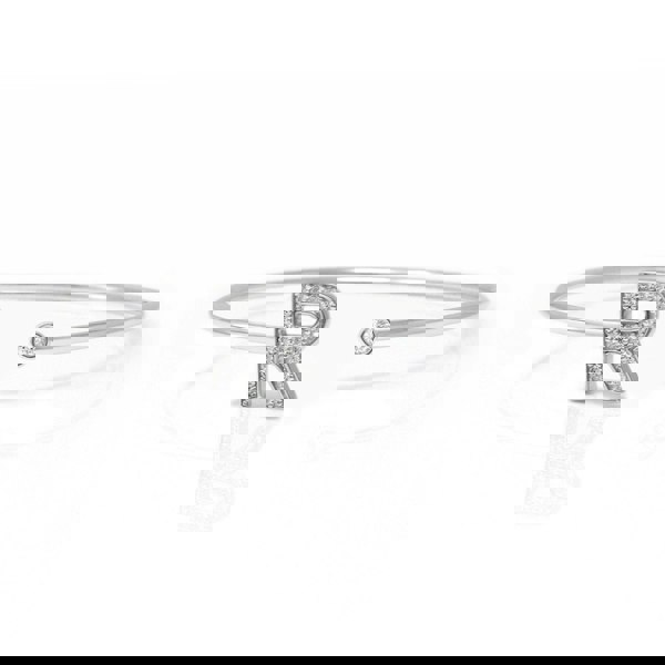 Say It With Me and Mine Bangle - Sterling Silver