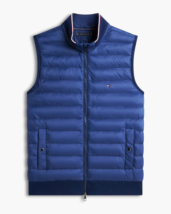 Tommy Hilfiger Mix Media Essential RWB Mens Gilet - Carbon Navy