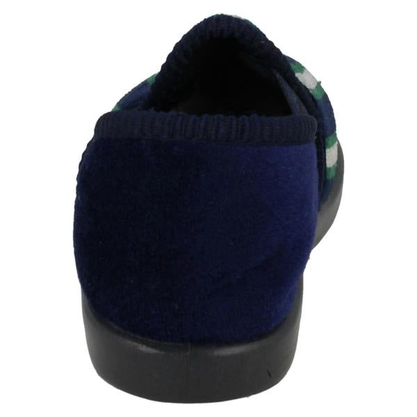 Spot On Boys Spot On Striped Full Slipper - Anthony