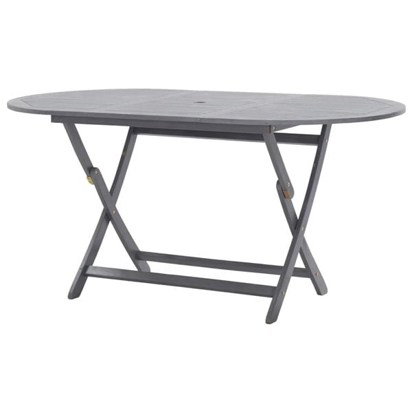 Berkfield Folding Garden Table 160x85x75 cm Solid Acacia Wood