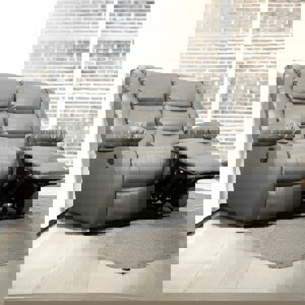 Furnishings For Less Venice Leather Reclining 2 Seater Sofa