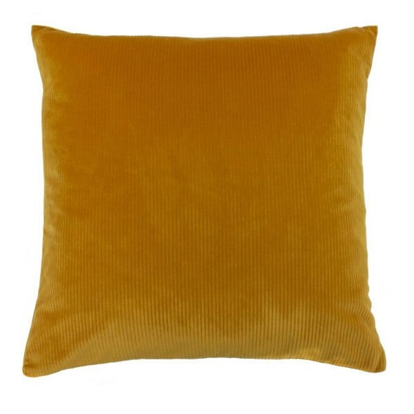 Furn Aurora Corduroy Cushion Cover - Ochre Yellow