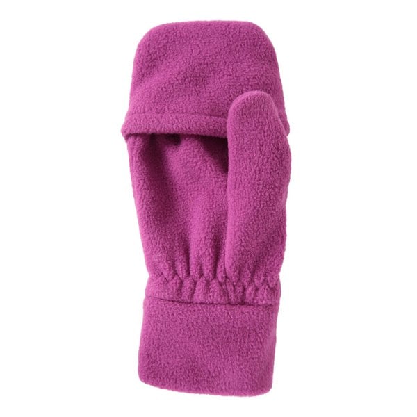 Mountain Warehouse Childrens/Kids Fingerless Fleece Mittens - Pink