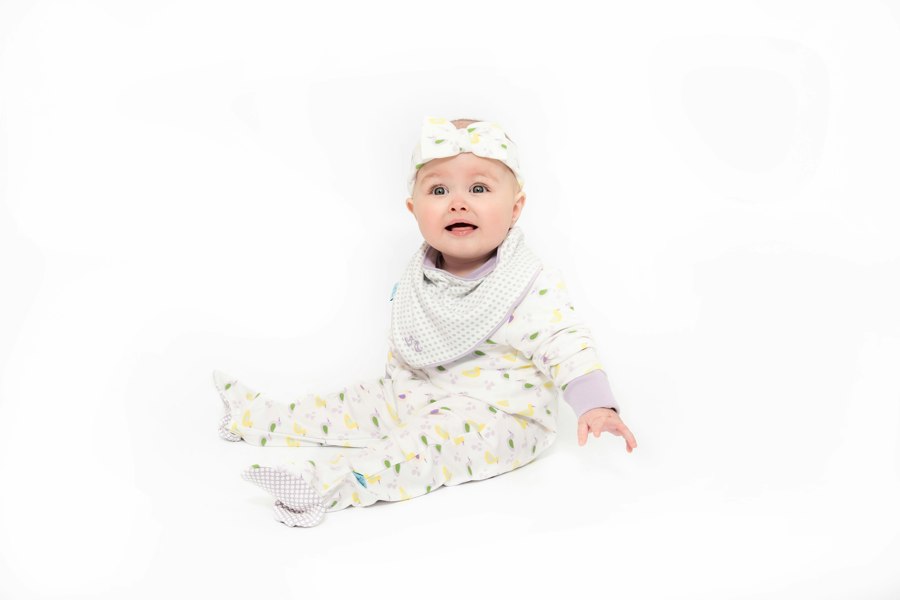 Luca and Rosa Baby grow - girls duck print