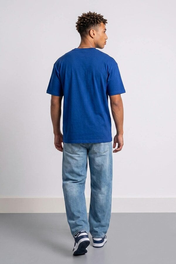 London Attitude Retro Graphic Oversized Heavyweight Streetwear T-Shirt