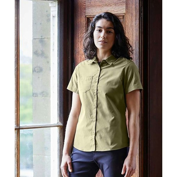 Craghoppers Women's Expert Kiwi Short-Sleeved Shirt - Pebble Brown