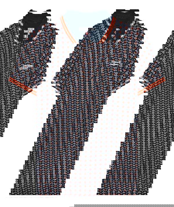 Lambretta All Over Geometric Mens Smart Classic Retro Polo Shirt