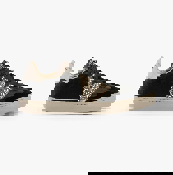 Dr Keller GLITZY Womens Slides Black