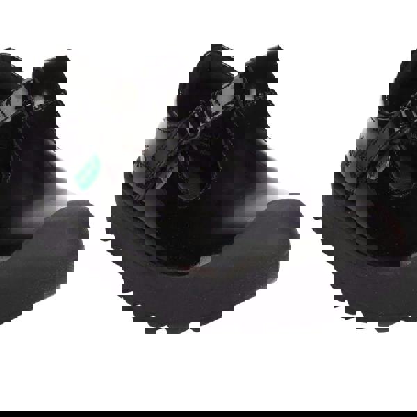 Kickers Childrens/Kids Plunk Coated Leather T-Bar School Shoes - Black