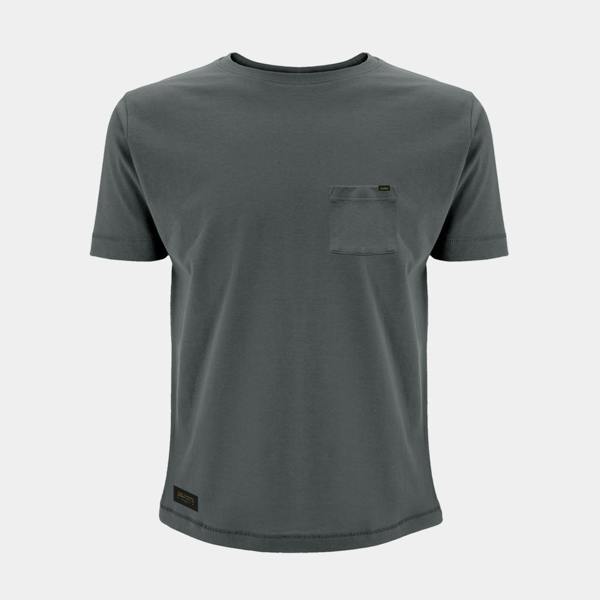 Kumu Heavyweight Pocket Tee Slate Grey
