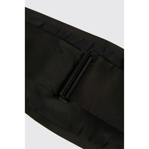 Limehaus Black Satin Cummerbund