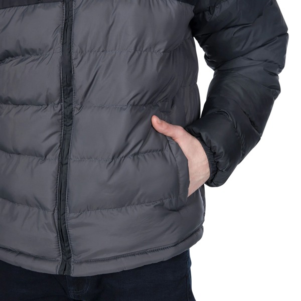 Trespass Men's Oskar Padded Water Resistant Jacket - Black