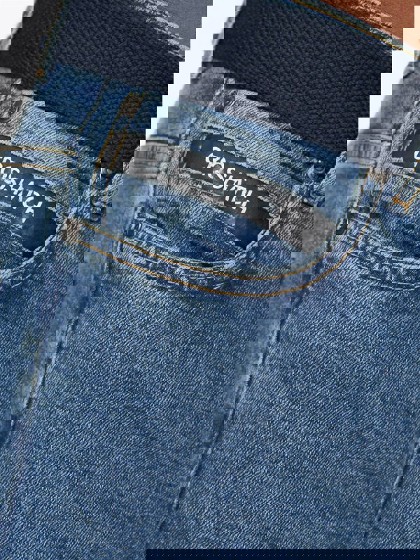 Crosshatch Princed Denim Jeans Stone Wash