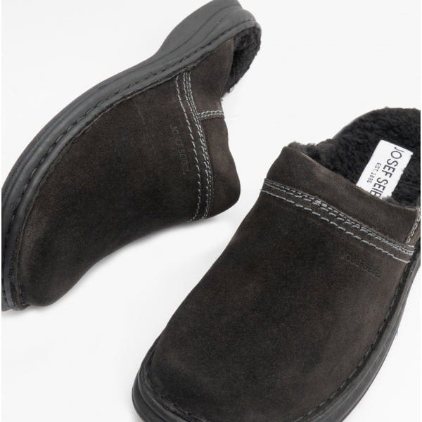 Josef Seibel MAX 67 Mens Leather Mule Black