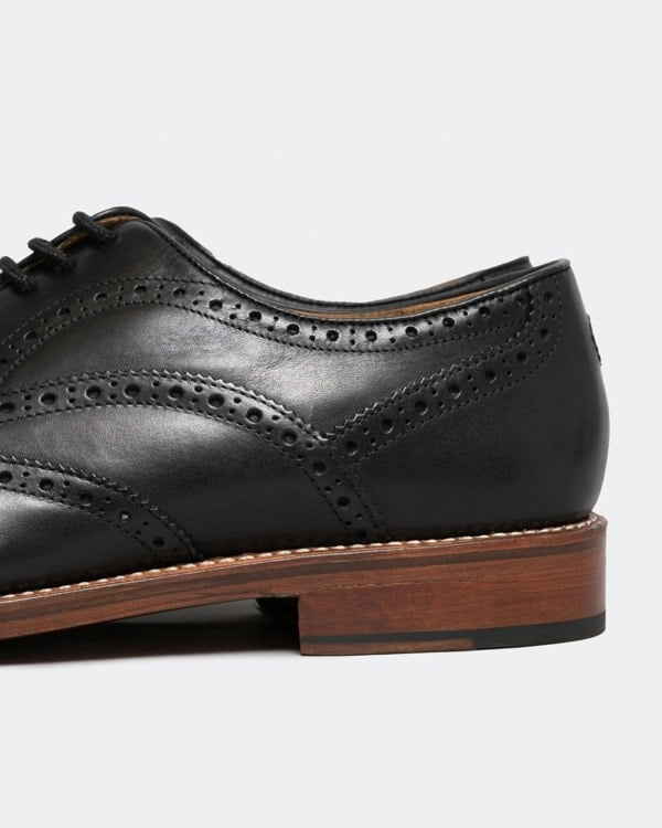Oliver Sweeney Aldeburgh Mens Leather Brogue - Black