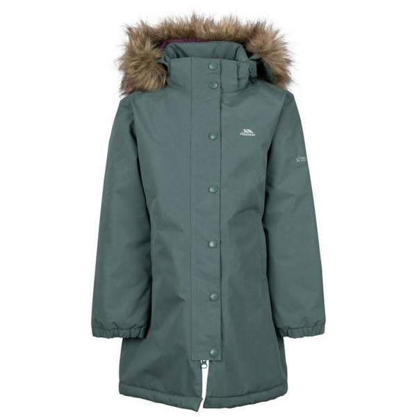 Trespass Girls Astound TP50 Waterproof Jacket - Spruce Green - 