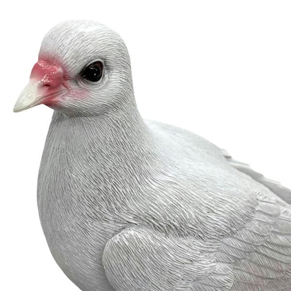Farmwood White Dove Garden Bird Ornament