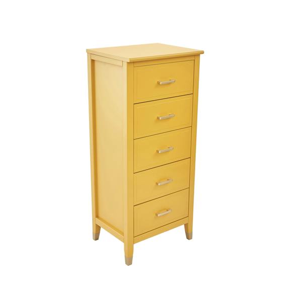 Cabinet Bits Palazzi 5 Drawer Narrow Chest of Drawers