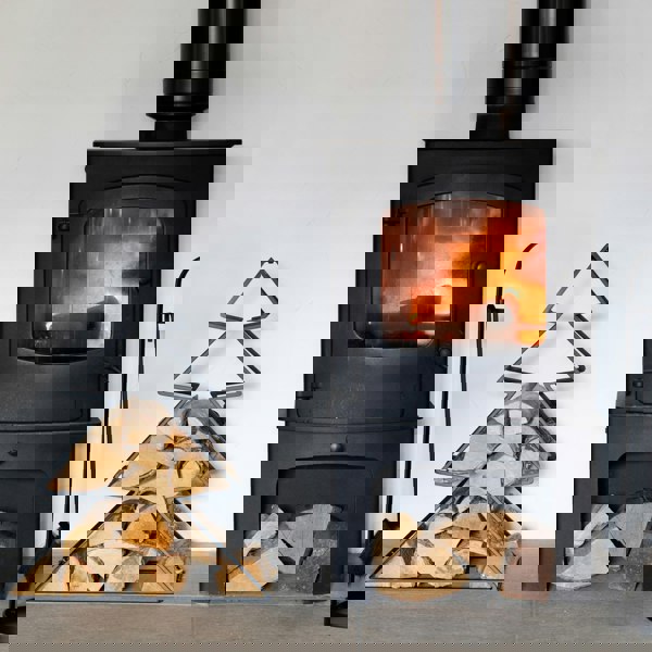 Ivyline Tree Log Holder Black Set of 2