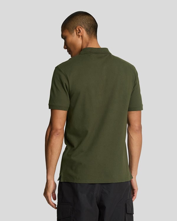 Lyle & Scott Plain Polo Shirt - Olive