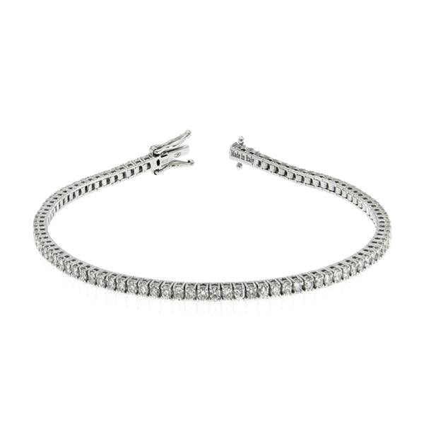 Sarah Layton Diamond Tennis Bracelet, 2.03ct - 18ct White Gold - BCW200D