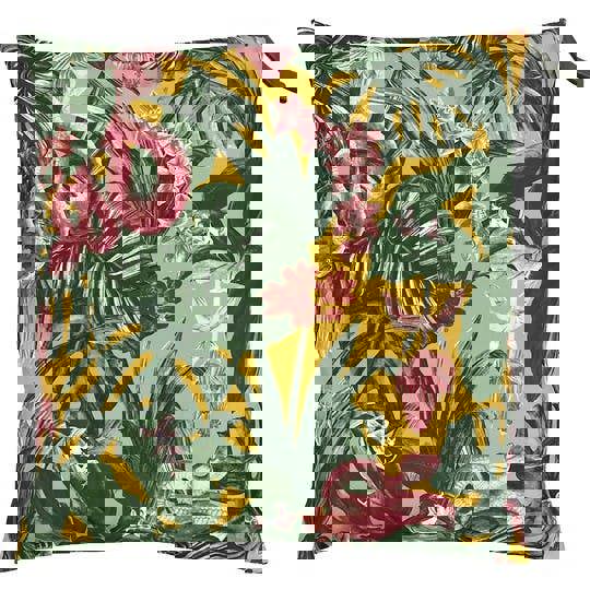 Furn Medinilla Square Outdoor Cushion Cover - Mustard Yellow