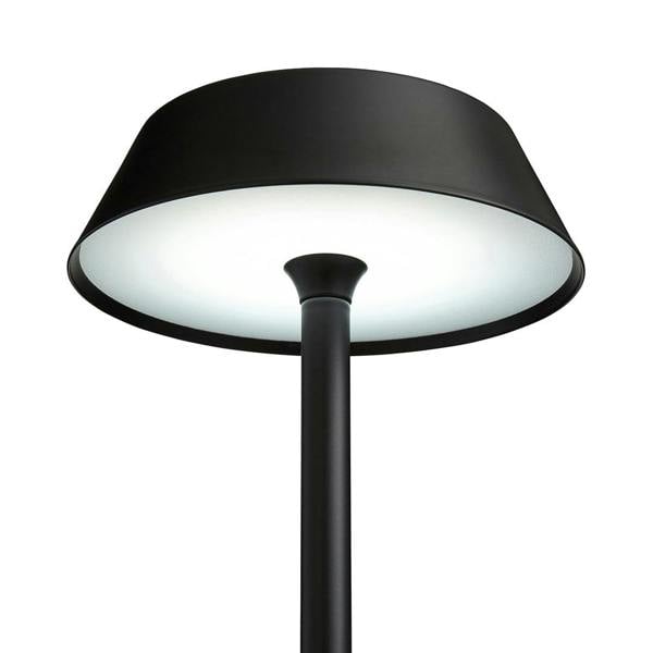 Energize Black LED Rechargeable Desk Table Lamp with Touch Sensor