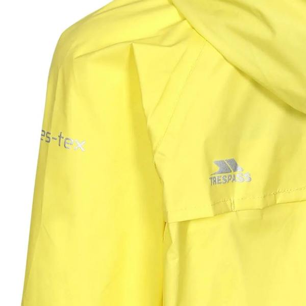 Trespass Childrens/Kids Qikpac Waterproof Packaway Jacket - Yellow - 