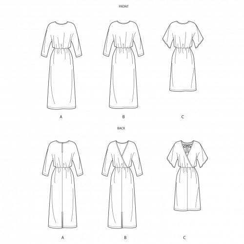 Simplicity Sewing Pattern 9010, Dresses for Women, H5 (6-8-10-12-14) - Easy
