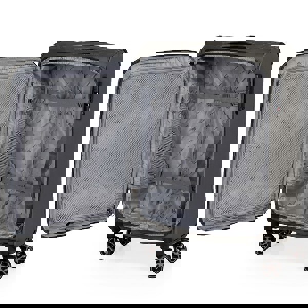 Gino Ferrari Omis Lightweight Soft Shell Suitcase with Wheels TSA Lock Hold Luggage