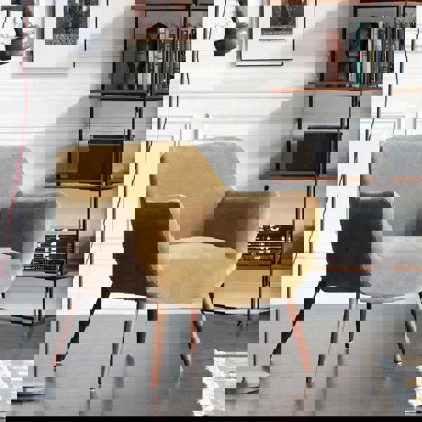 INS92 Armchair, Velvet-Weilai Concept-Weilai Concept