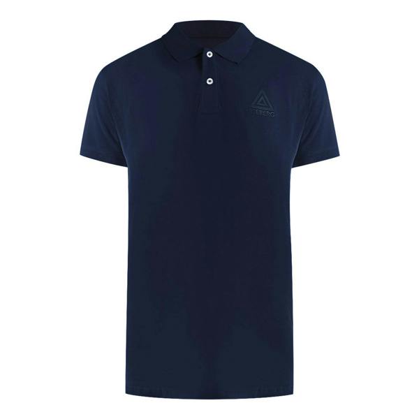 Iceberg Ice Iceberg Triangle Logo Navy Blue Polo Shirt
