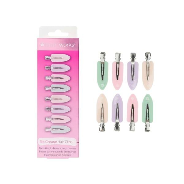 Brushworks No Crease Hair Clips (Pack of 8)