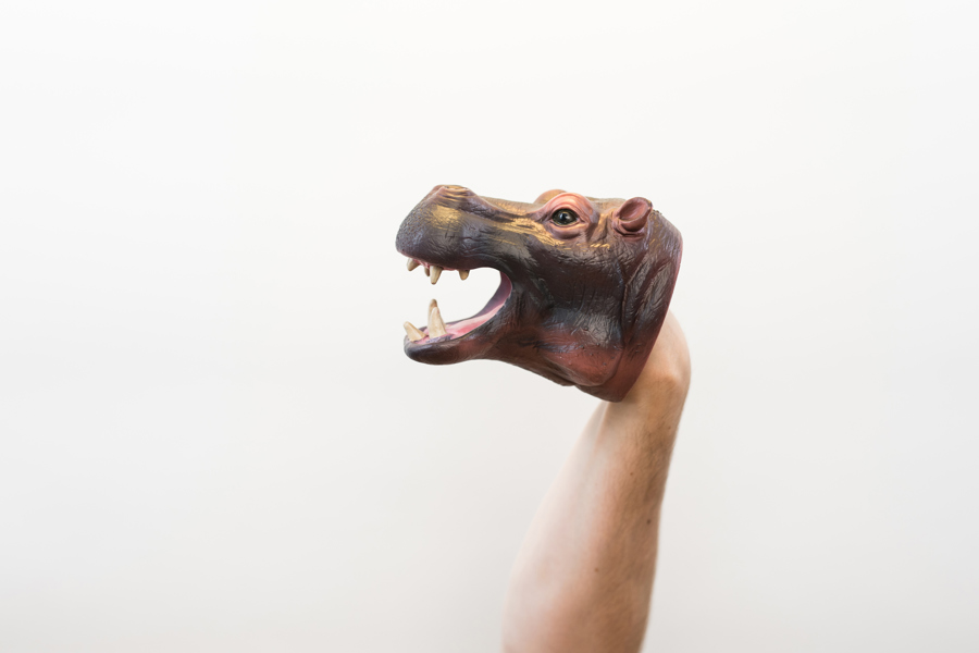 Wildthings Wild Thingz Hippo Hand Puppet